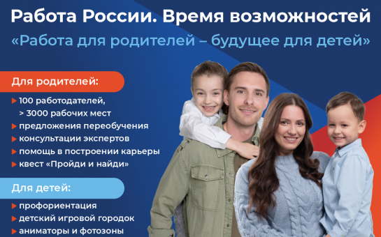 Всероссийская ярмарка трудоустройства «Работа России. Время возможностей»